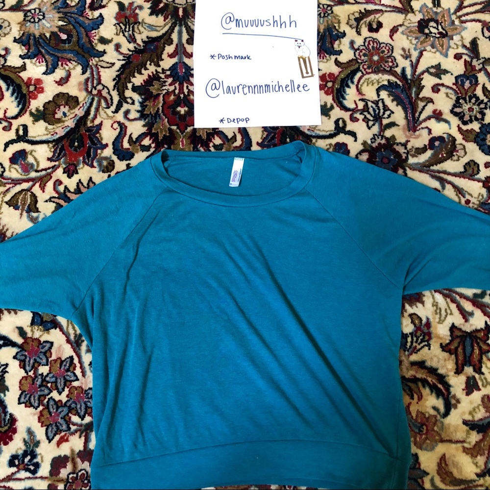 American apparel cropped long-sleeve